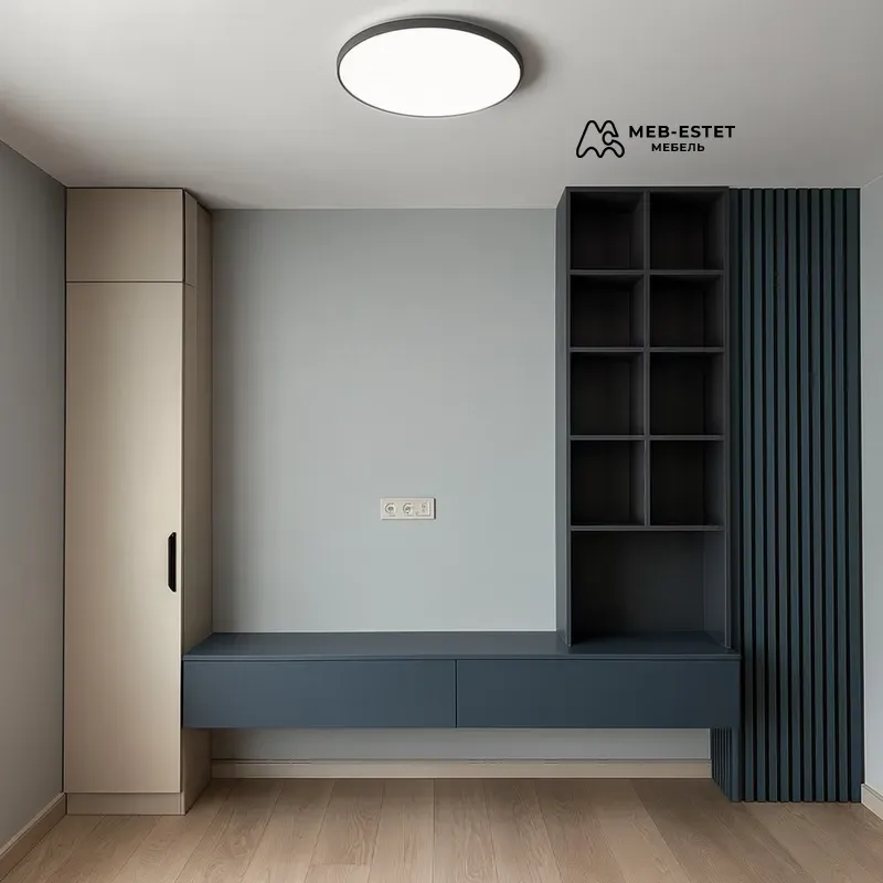 прихожая навесная тумба стеллаж