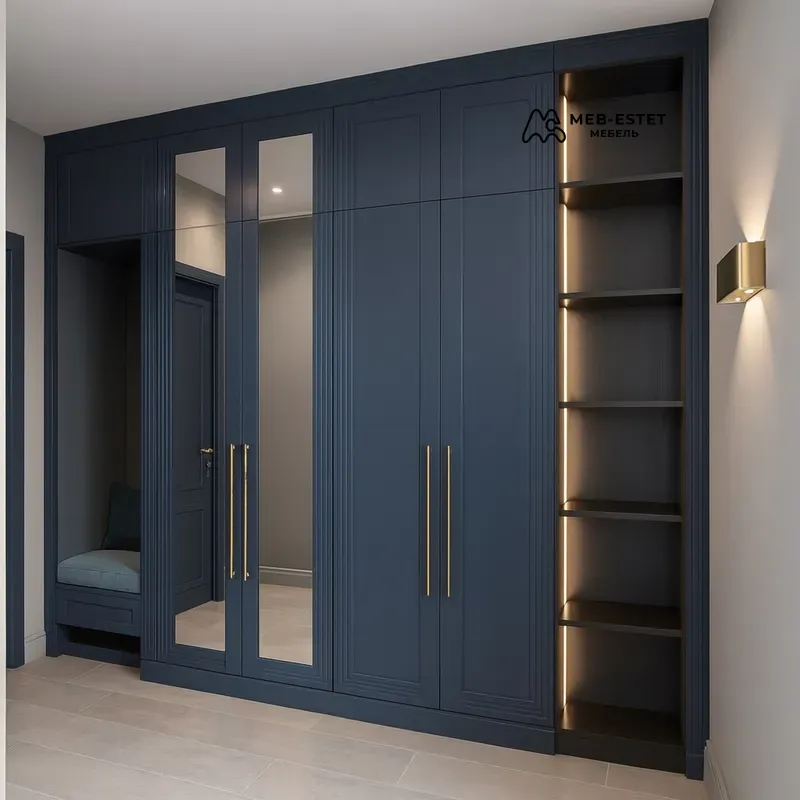 Шкаф в прихожую с зеркалом