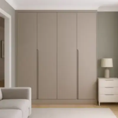 Встроенный распашной шкаф в спальню