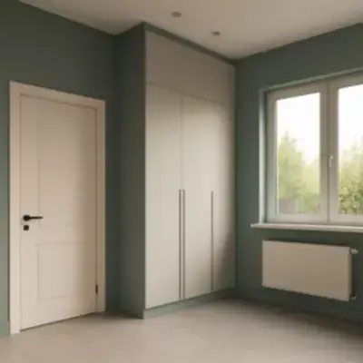 Встроенный распашной шкаф