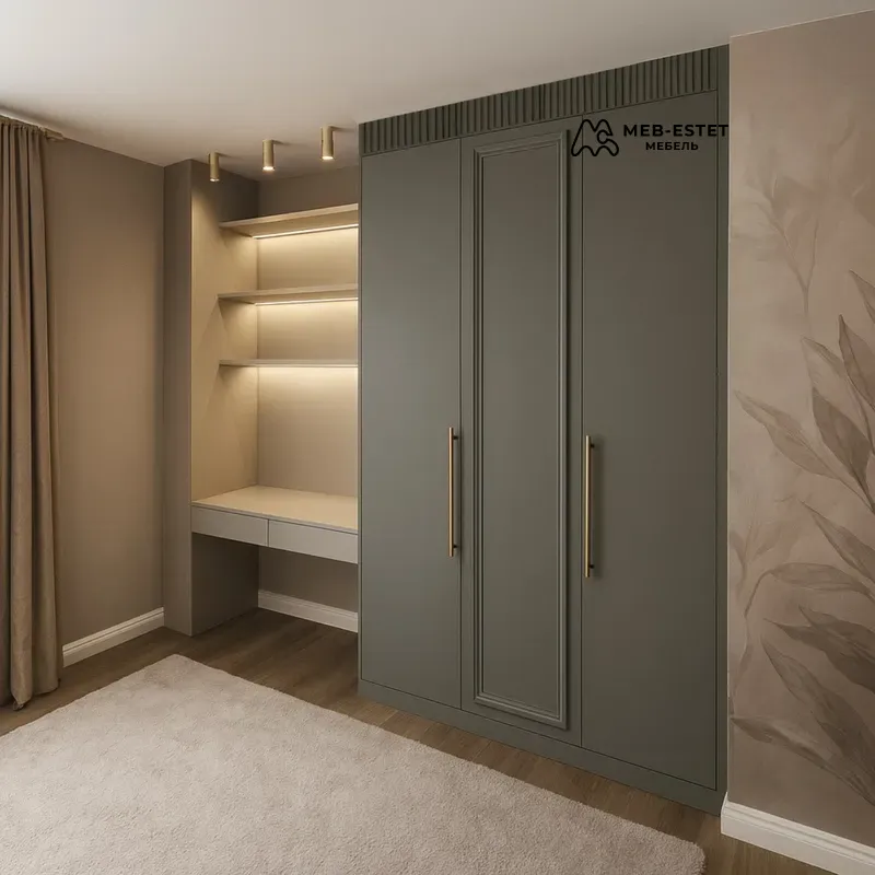 Шкаф гардероб рабочая ниша