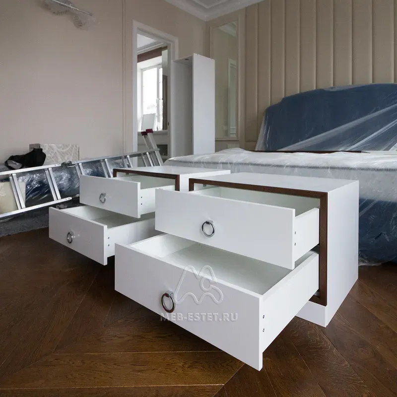 Ящики с направляющими скрытого монтажа Ящики с направляющими скрытого монтажа