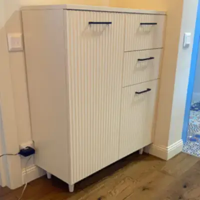 Комод из МДФ с фрезеровкой волна