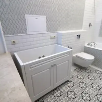 Тумба на ножках из МДФ в ванную