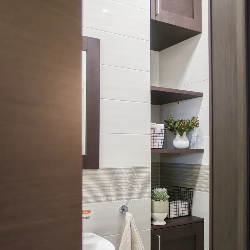 Шкафы с полками в ванной Шкафы с полками в ванной