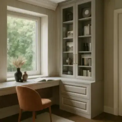 Встроенная рабочая зона с витриной