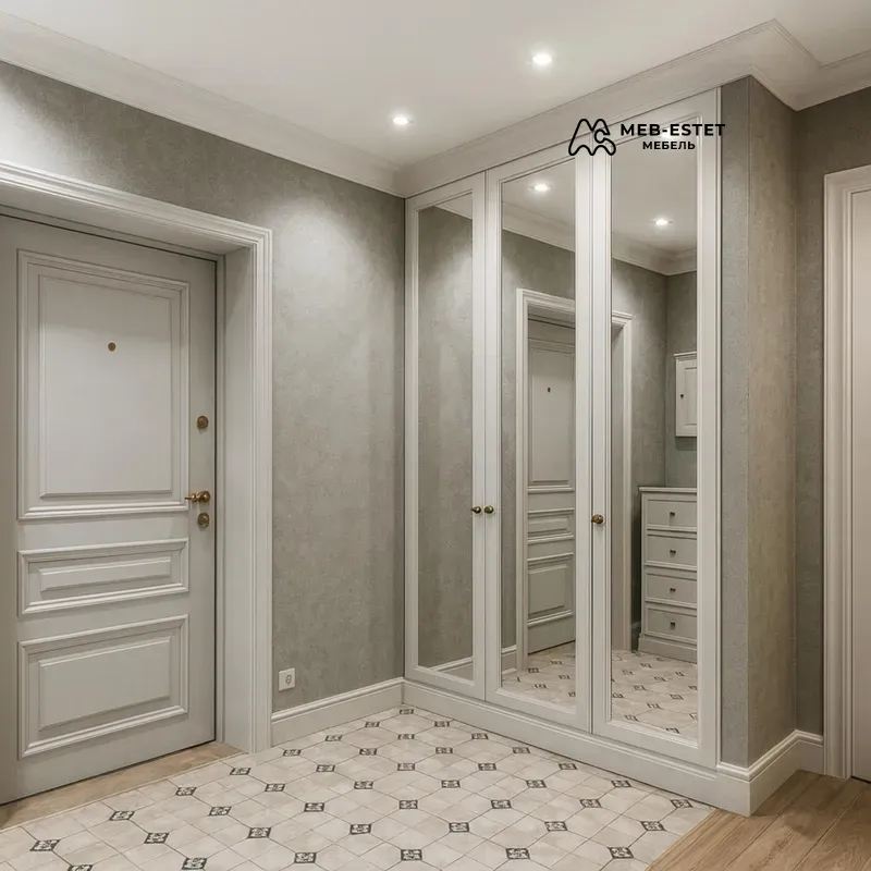 Шкаф прихожая с зеркалом