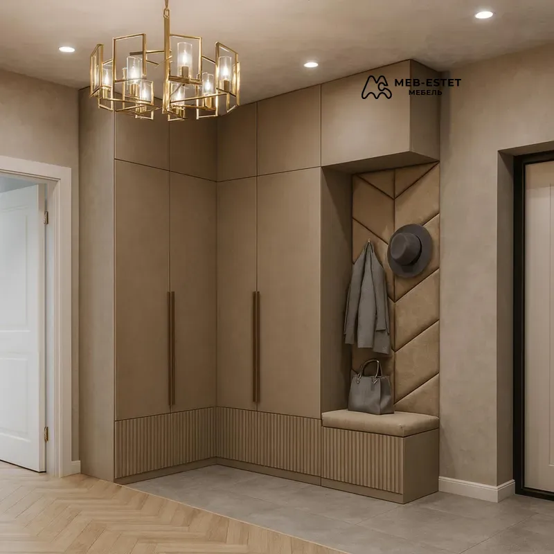 прихожая угловая с банкеткой