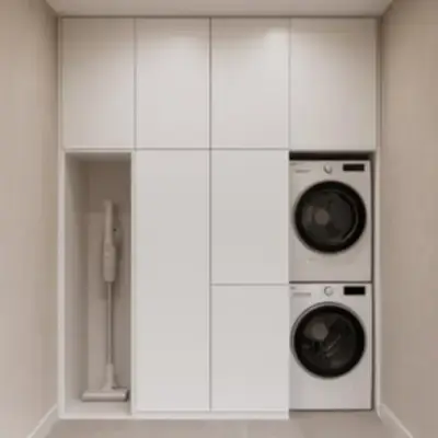 Встроенный шкаф для прачечной