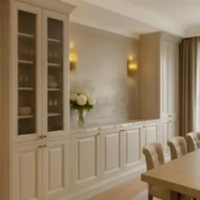 Классический буфет с витриной