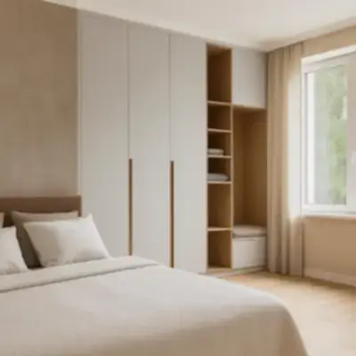 Встроенный шкаф с нишей