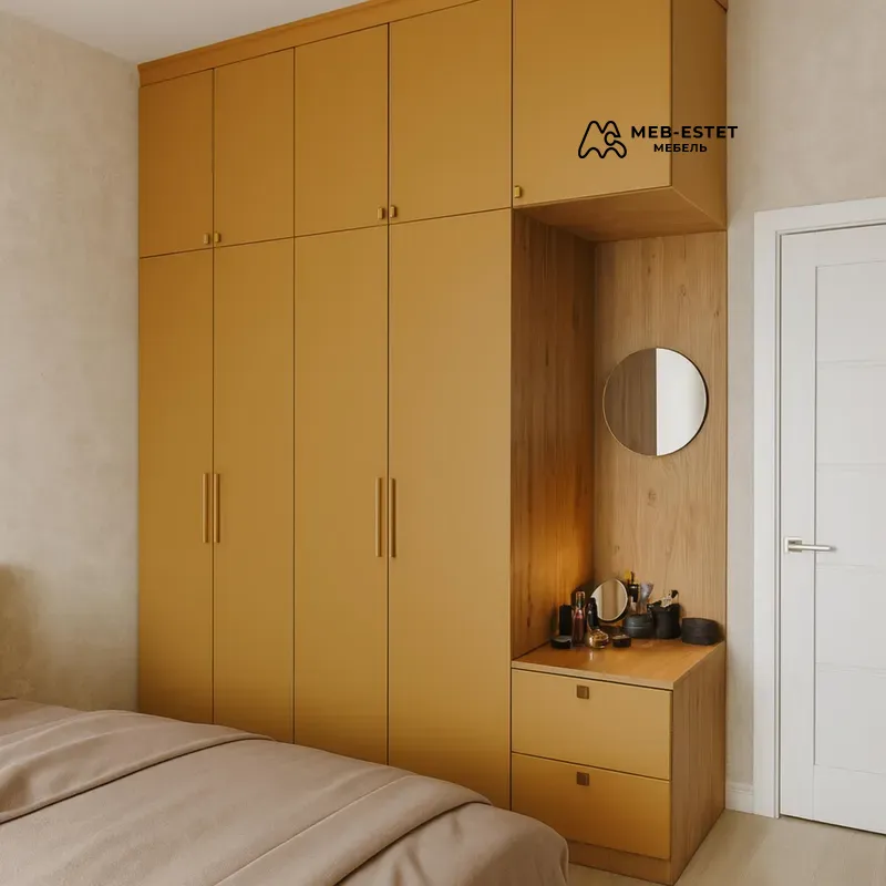 Шкаф с нишей и тумбой