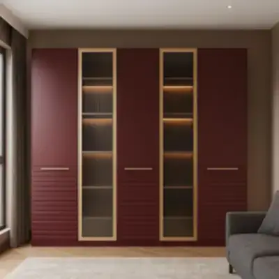 Шкаф-стенка с витринами