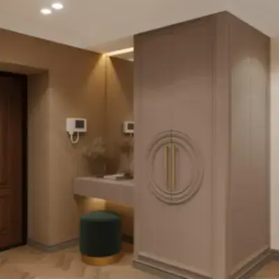 Угловой шкаф в прихожую