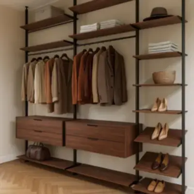 Открытая гардеробная система