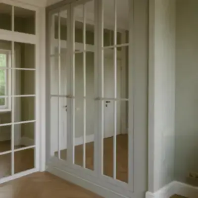 Встроенный шкаф с зеркалами