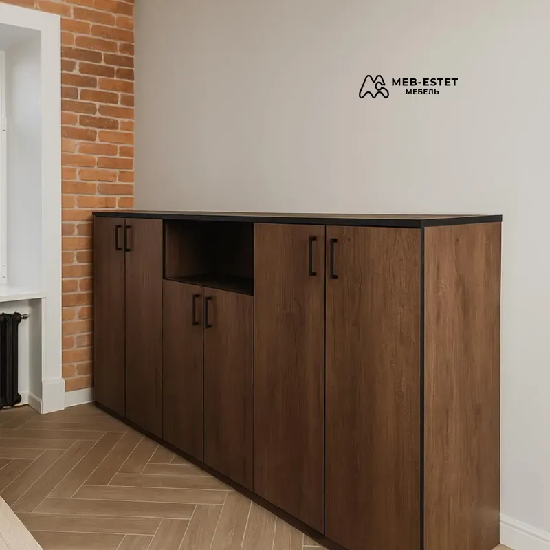 Консольный комод из шпона дуб