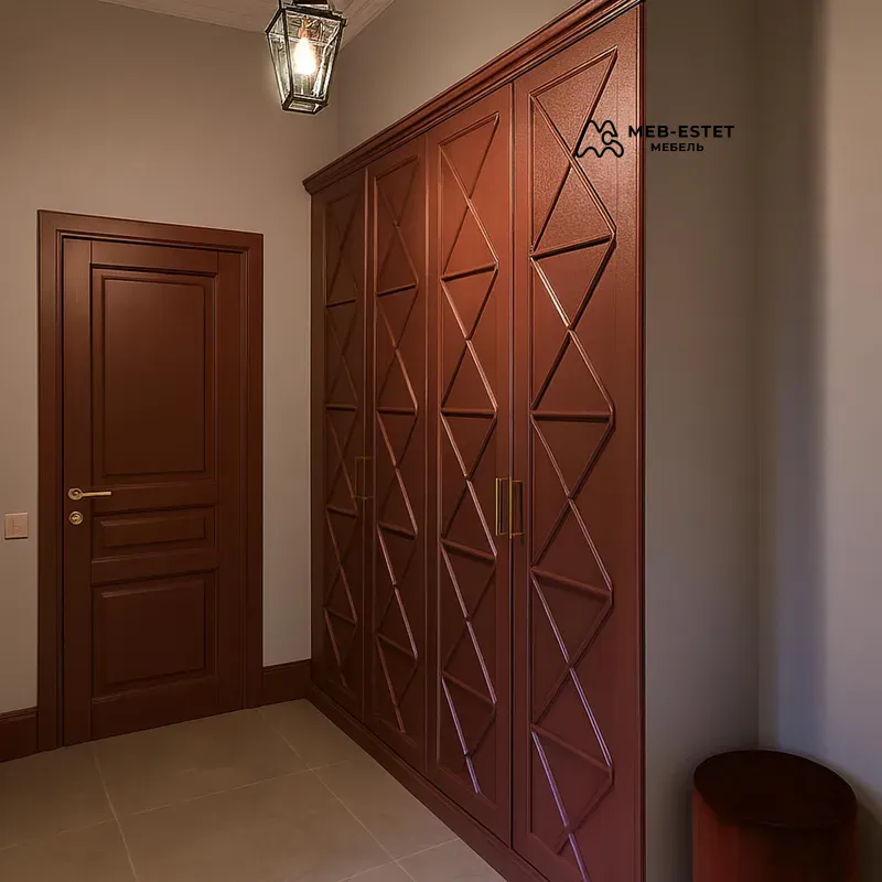 Шкаф прихожая фрезерованный премиум