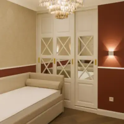 Встроенный шкаф-купе в спальню