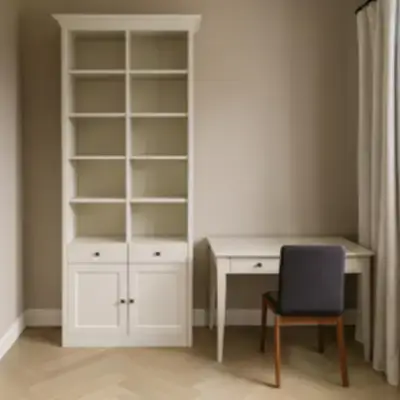 Книжный шкаф с тумбой