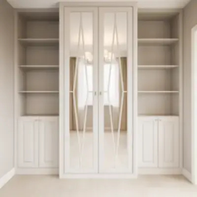 Встроенный шкаф с зеркалами