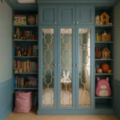 Встроенный шкаф с зеркалами