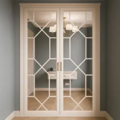 Шкаф с зеркальными дверями