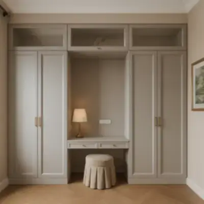 Встроенный шкаф с нишей