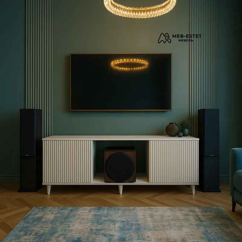 Тумба под ТВ с фрезеровкой