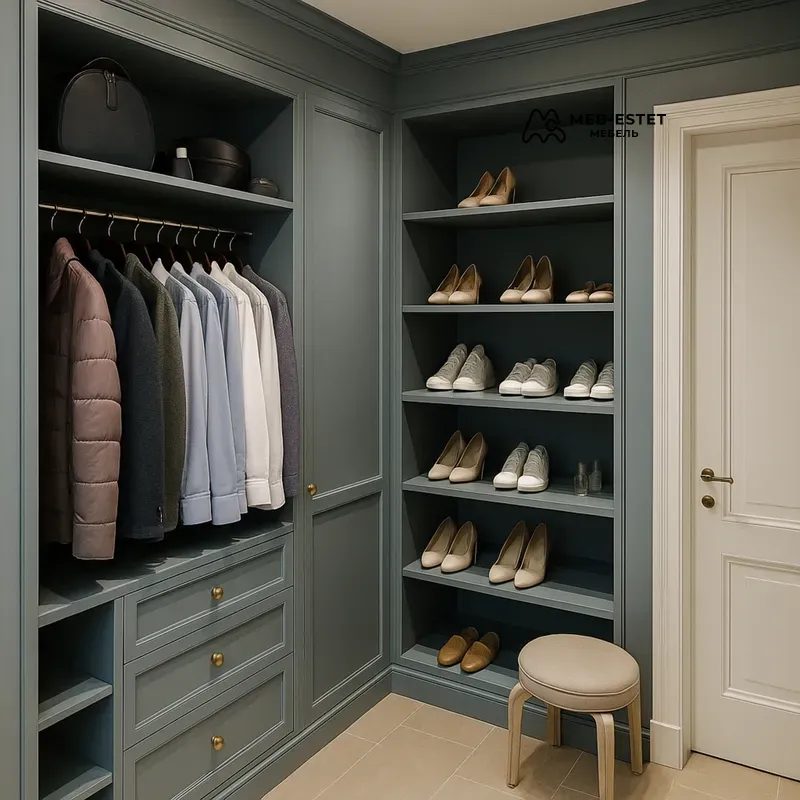 Гардеробная в прихожую на заказ
