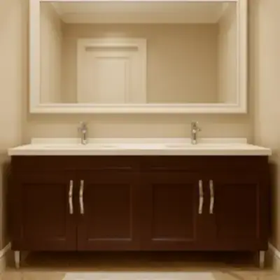 Тумба с двумя раковинами