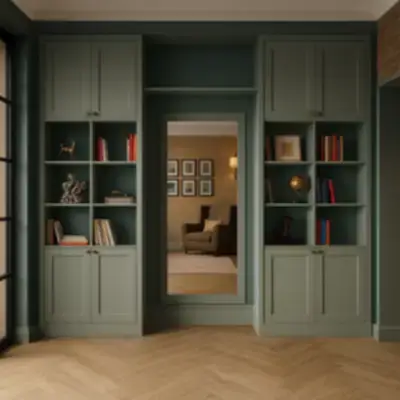 Встроенная библиотека с зеркалом