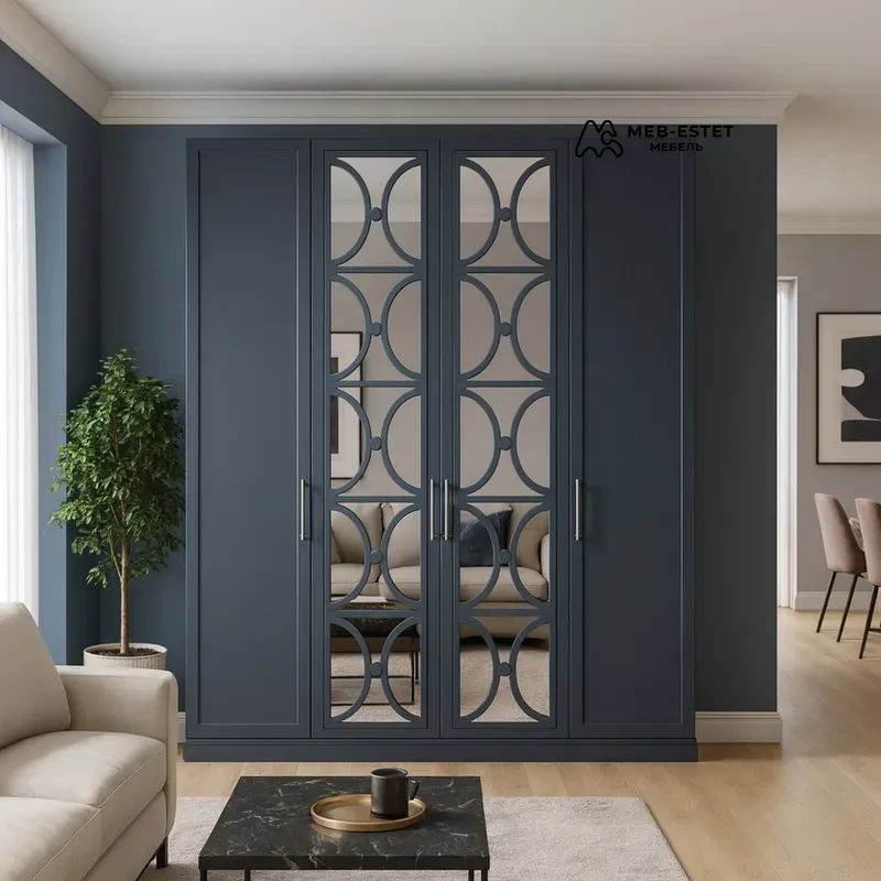 Встроенный шкаф с зеркалами