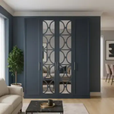 Встроенный шкаф с зеркалами