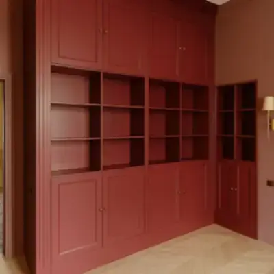 Встроенный книжный шкаф