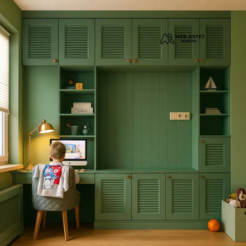 Зелёная встроенная рабочая зона