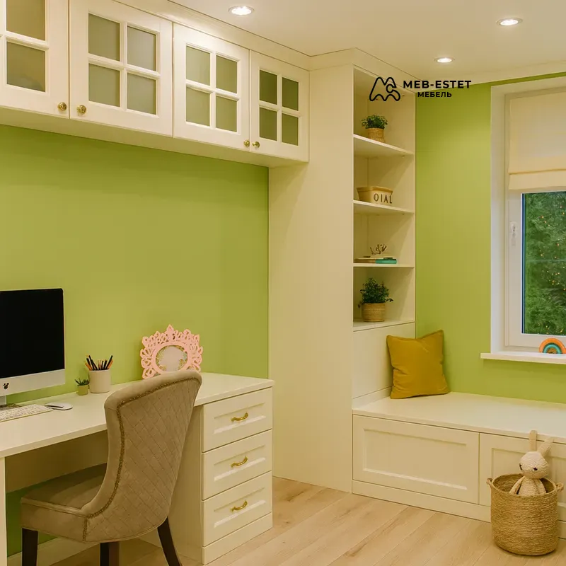 Встроенная рабочая зона для детской