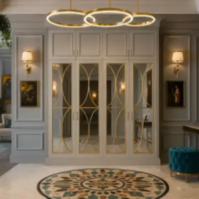 Классический зеркальный шкаф