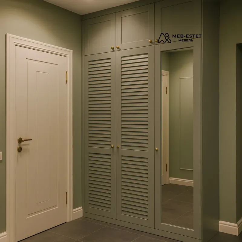 Шкаф прихожая жалюзийный зеркало Шкаф прихожая жалюзийный зеркало