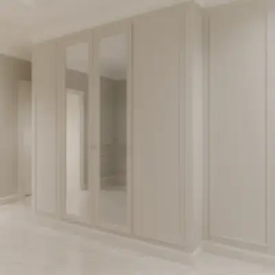 Встроенный шкаф с зеркалами