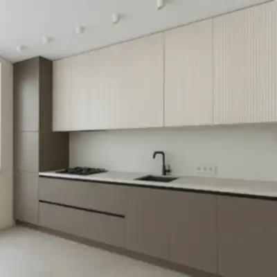 Современная прямая кухня