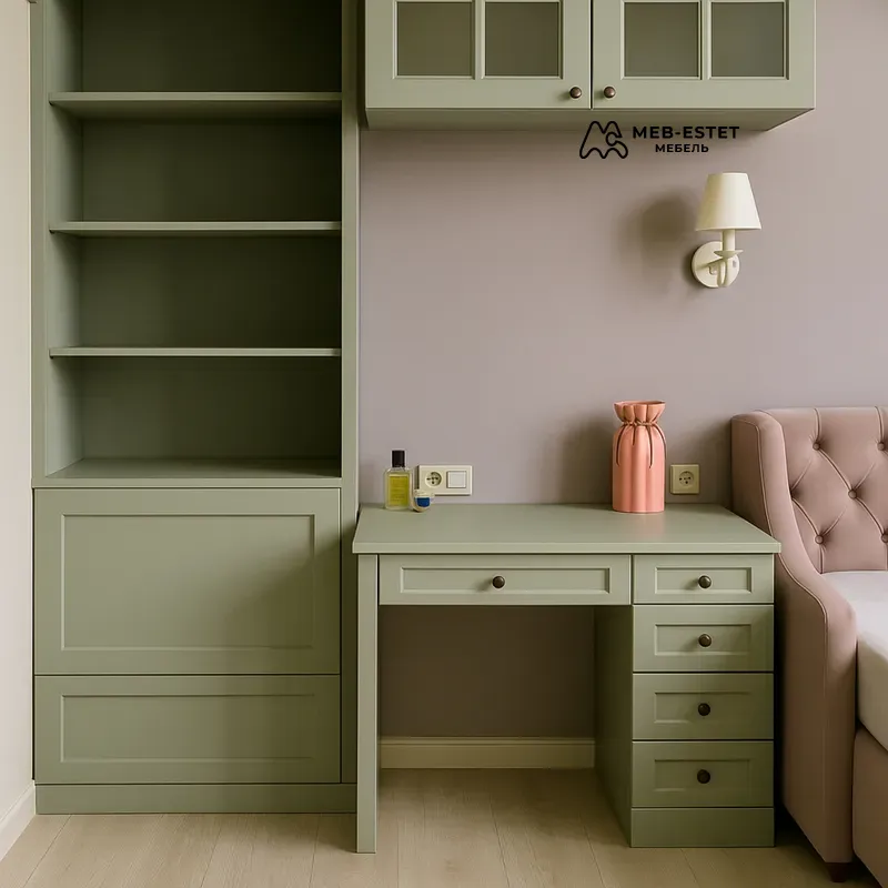 Встроенная рабочая зона зелёная