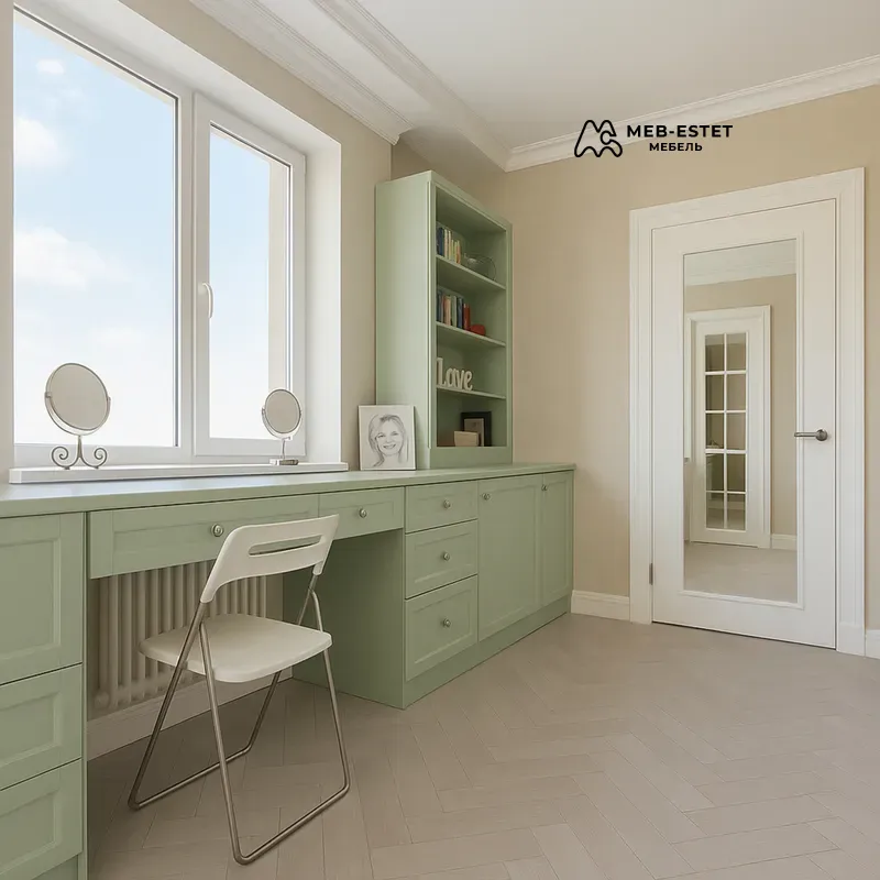 Зелёная встроенная рабочая зона