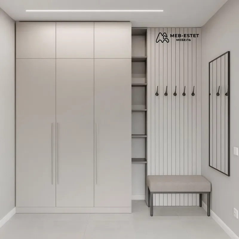 Прихожая шкаф с лавкой