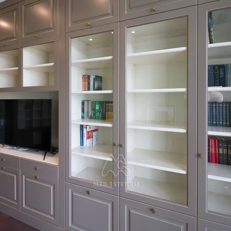 Библиотека в гостиной Библиотека в гостиной