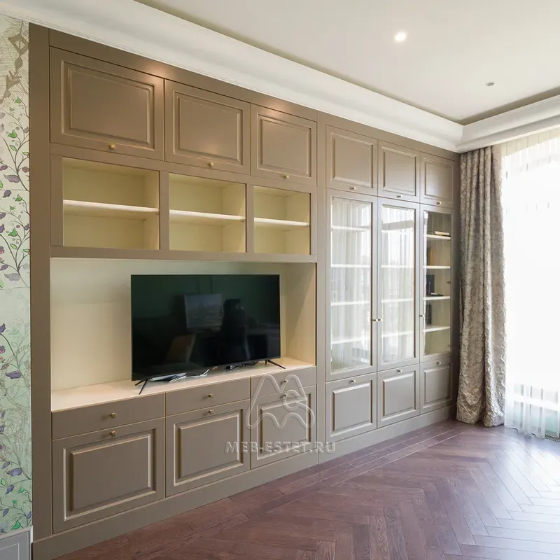 Встроенный шкаф в гостиную Встроенный шкаф в гостиную