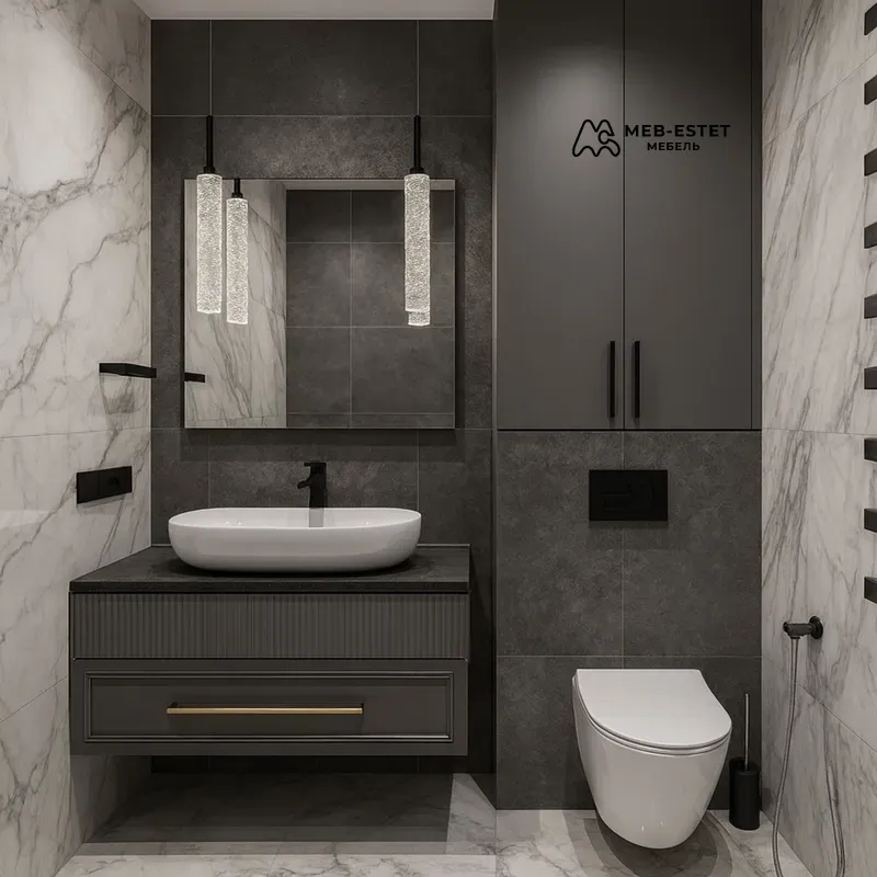 Тумба подвесная с умывальником