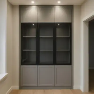 Встроенная витрина в нишу