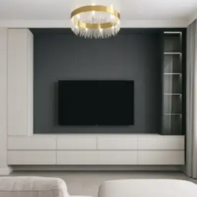 ТВ стена с тумбой