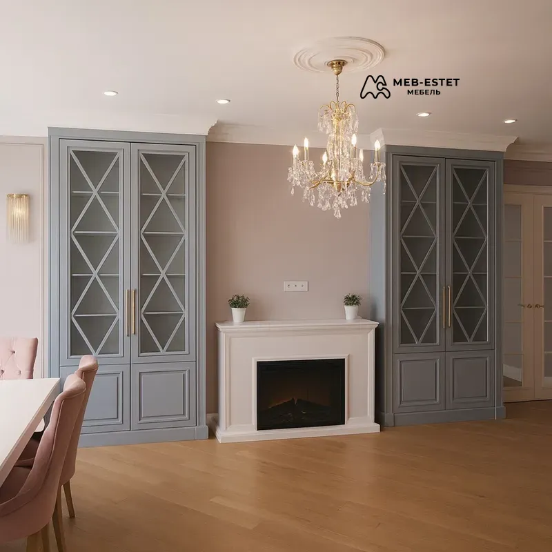 Классическая витрина с решёткой